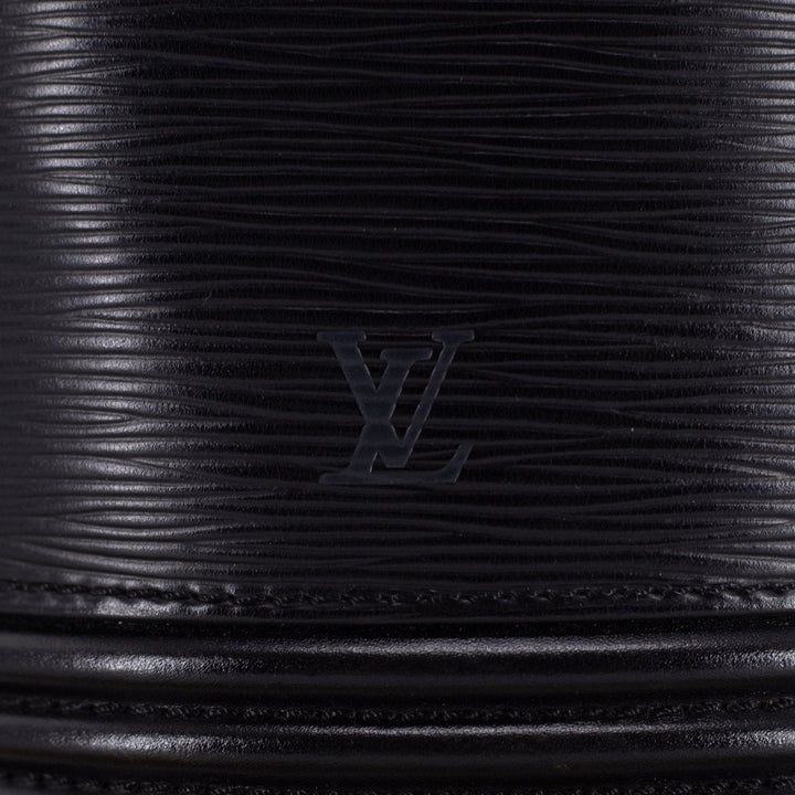 L*V EPI Leather Bucket Bag Noir