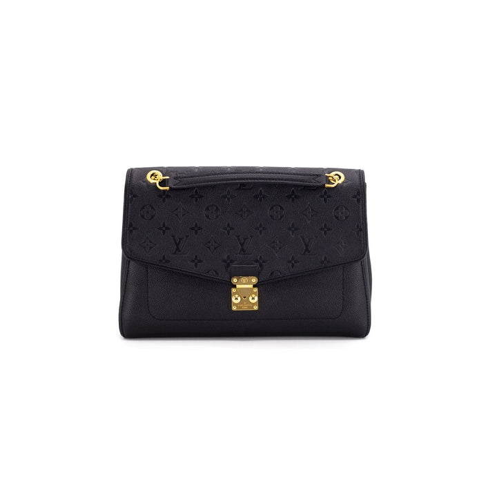 L*V Monogram Empreinte Padlock Bag Noir