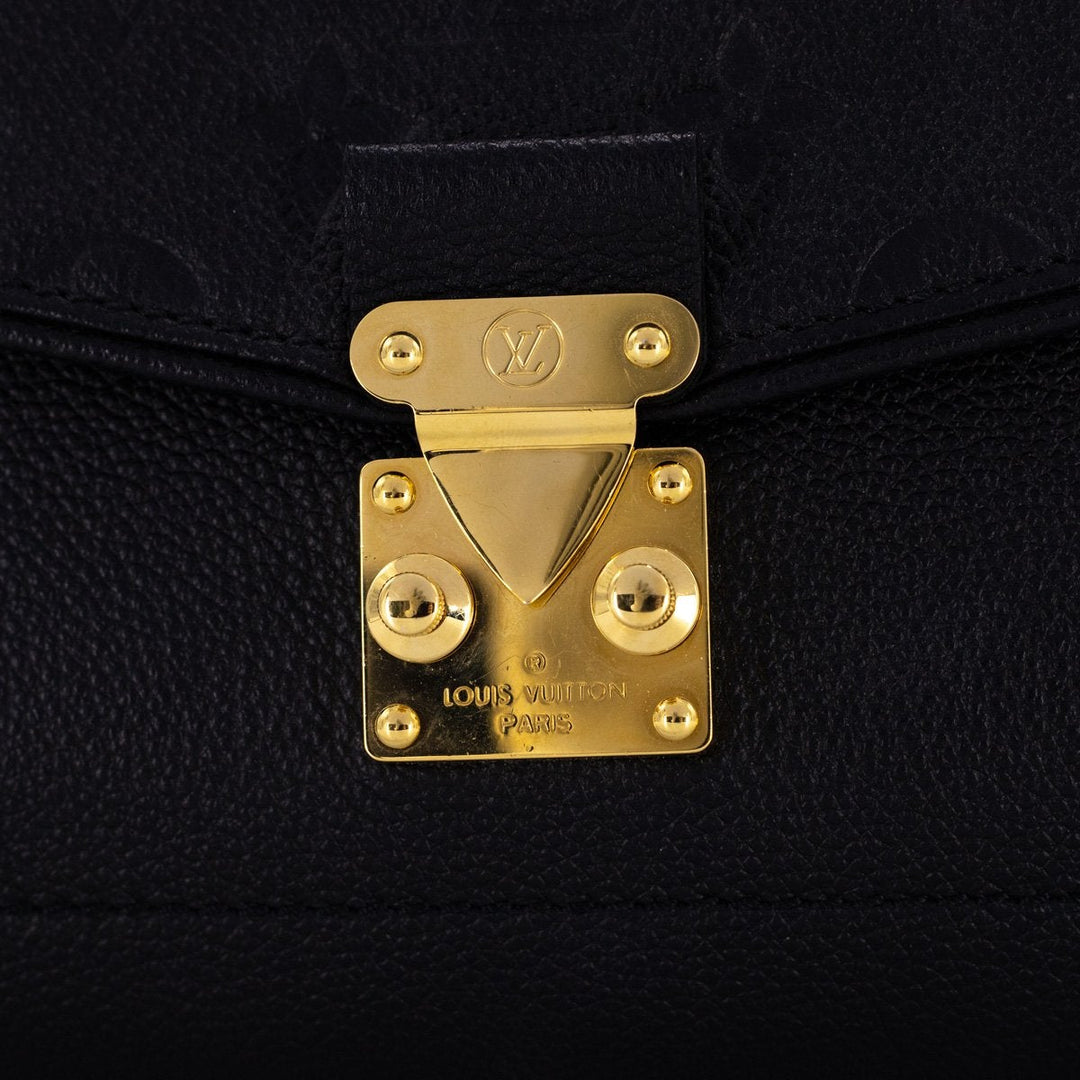 L*V Monogram Empreinte Padlock Bag Noir
