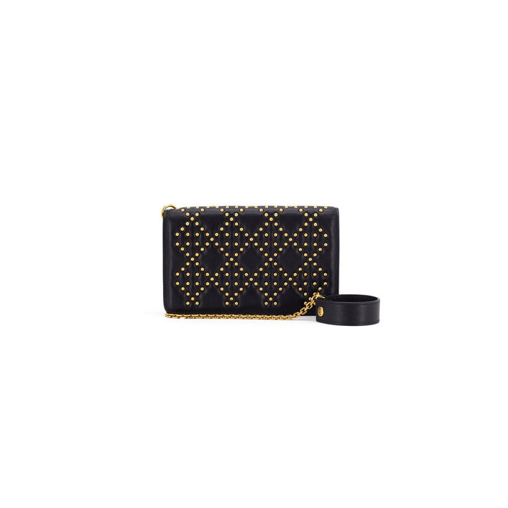 Di**r Studded Wallet/Wristlet Black