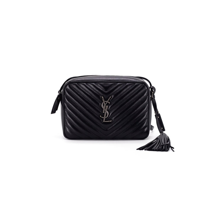Saint Laurent Lou Camera Crossbody Bag Black