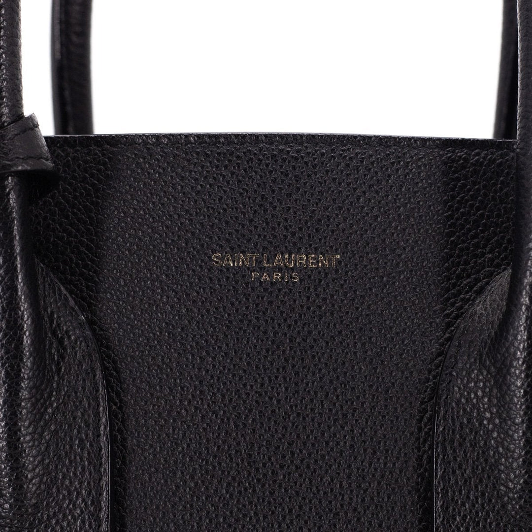 Saint Laurent Classic Sac De Jour Small In Grained Leather Black
