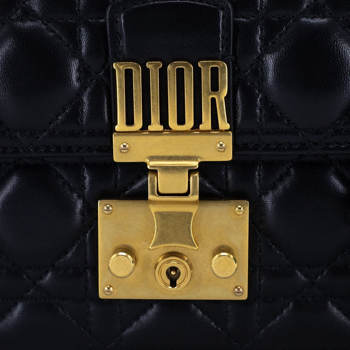 Di**r Di**raddict Leather Clutch on Chain Black