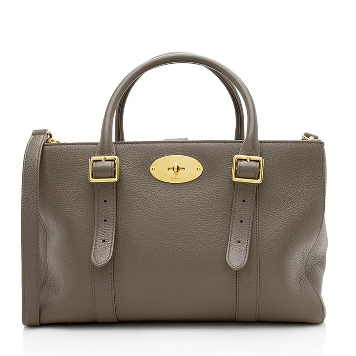 Mulberry Leather Bayswater Double-Zip Tote (SHF-11772)
