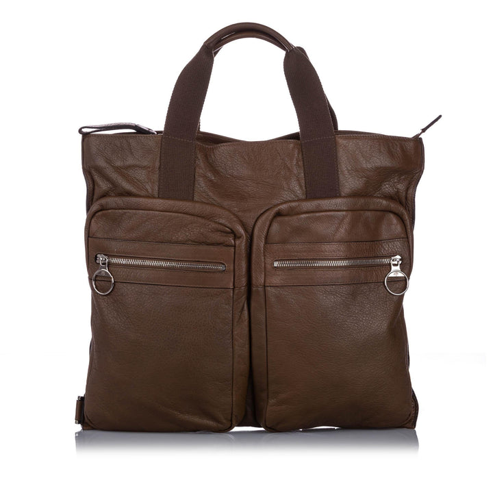Mulberry Leather Tote  (SHG-10049)