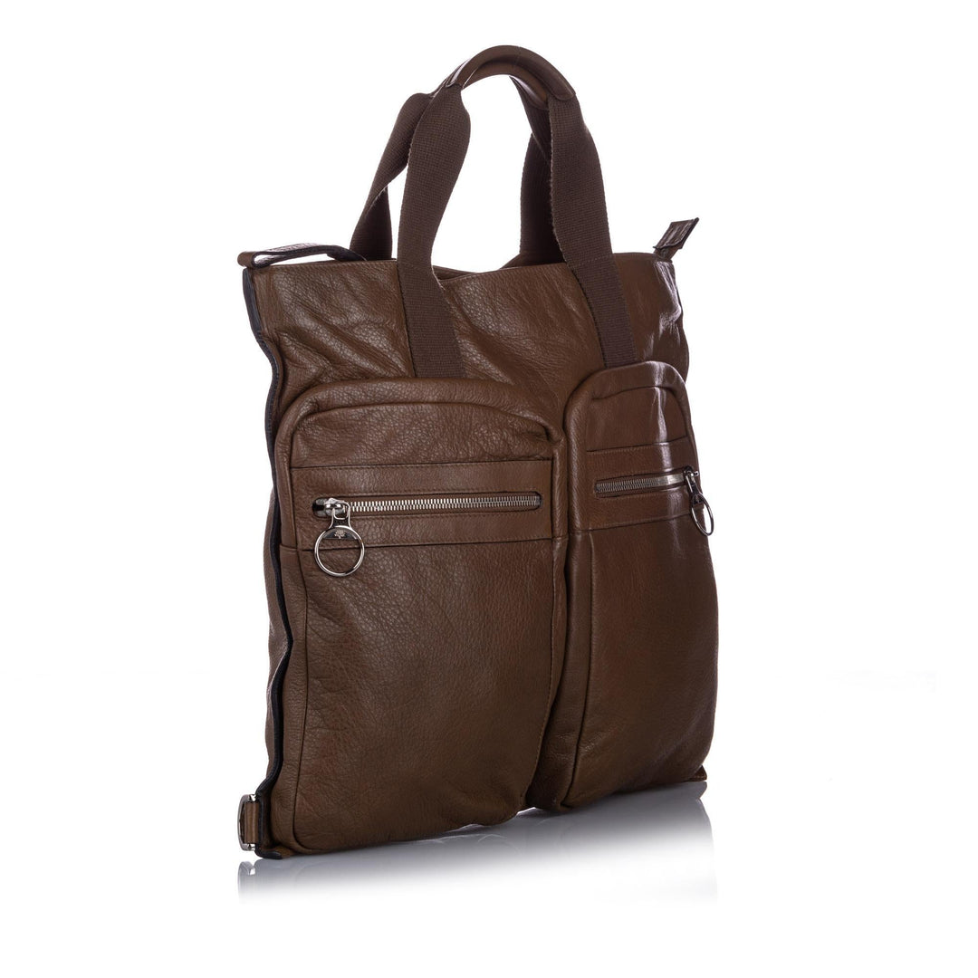 Mulberry Leather Tote  (SHG-10049)