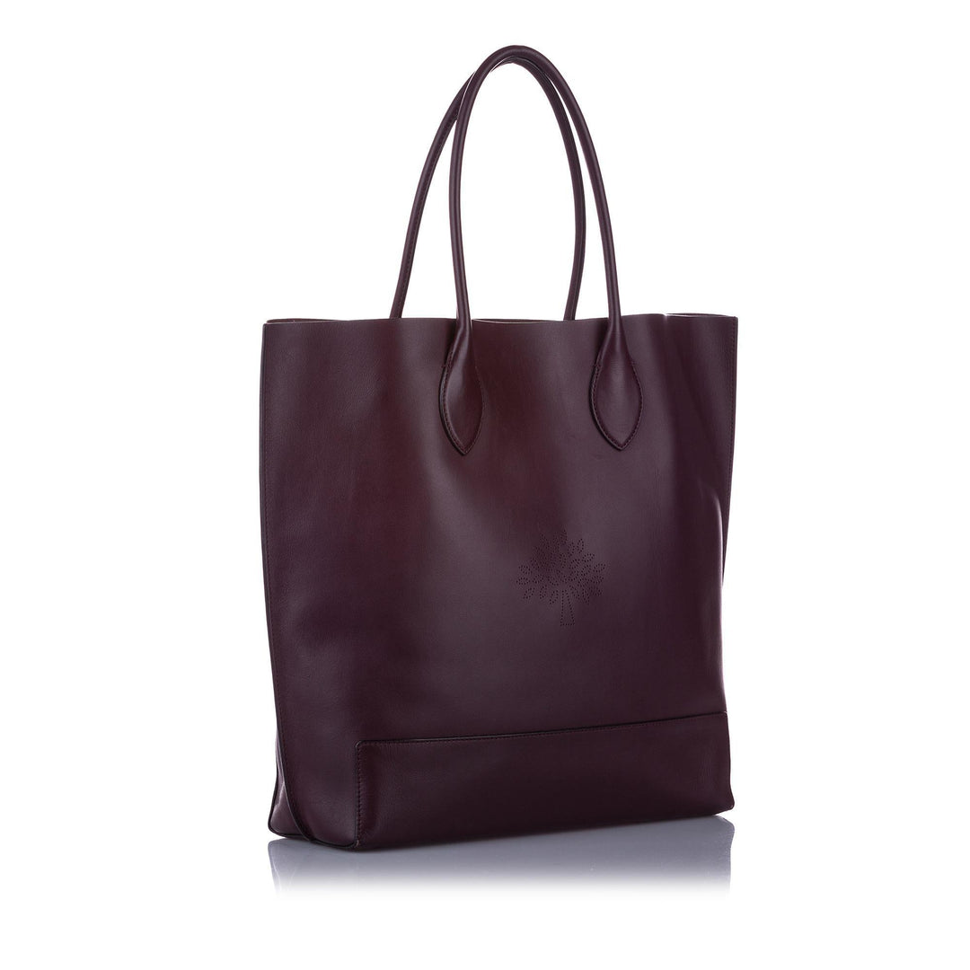 Mulberry Leather Tote Bag (SHG-12952)