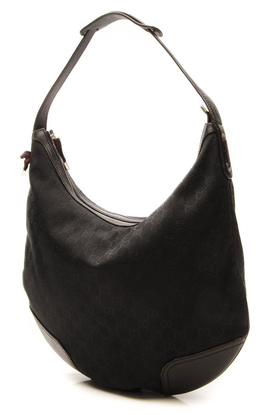 Princy Hobo Bag - Black Signature Canvas