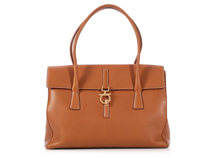 Ferragamo Brown Tote