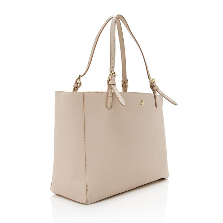 Tory Burch Saffiano York Buckle Tote (SHF-13961)
