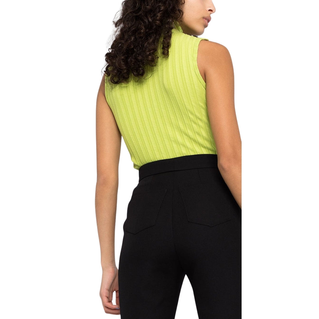 High-waisted Knee-length Wool Shorts