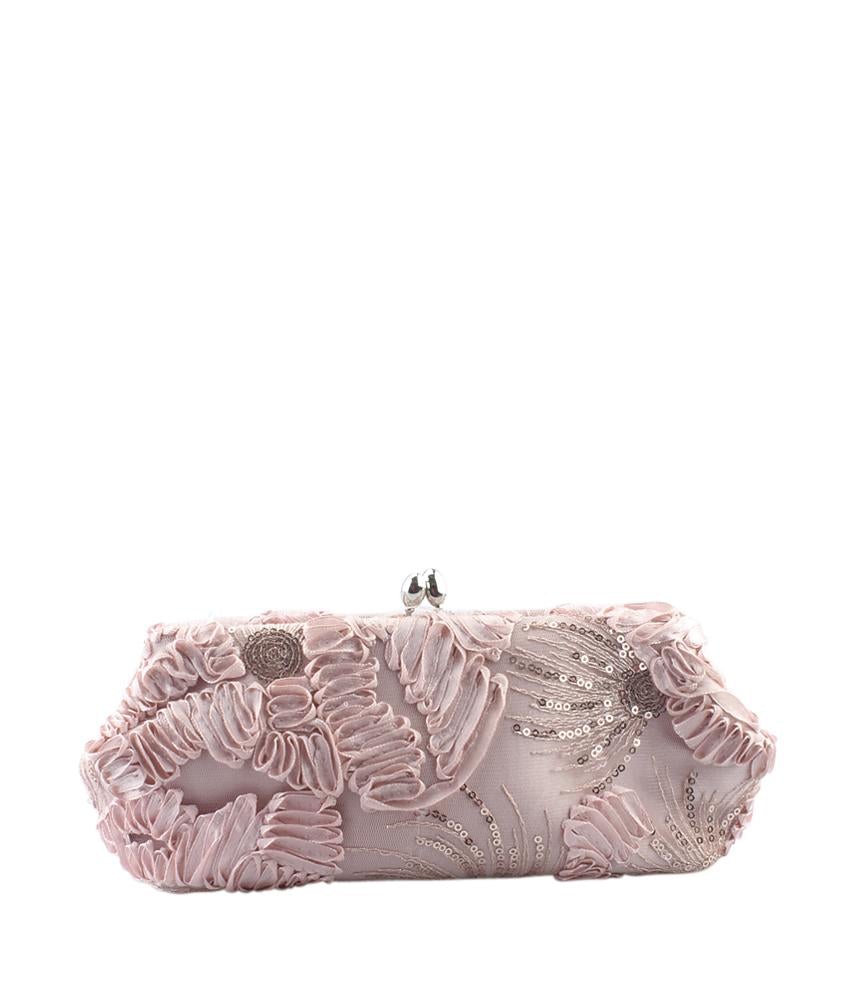 Adri*nna Pap*ll
 Sia Small Pink Floral & Sequin Canvas Bag