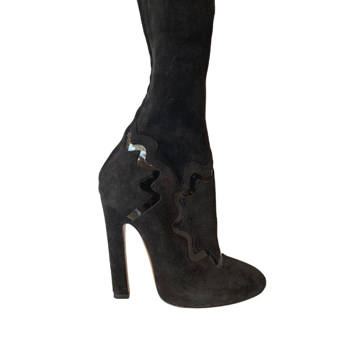 Over Knee Studded Boots