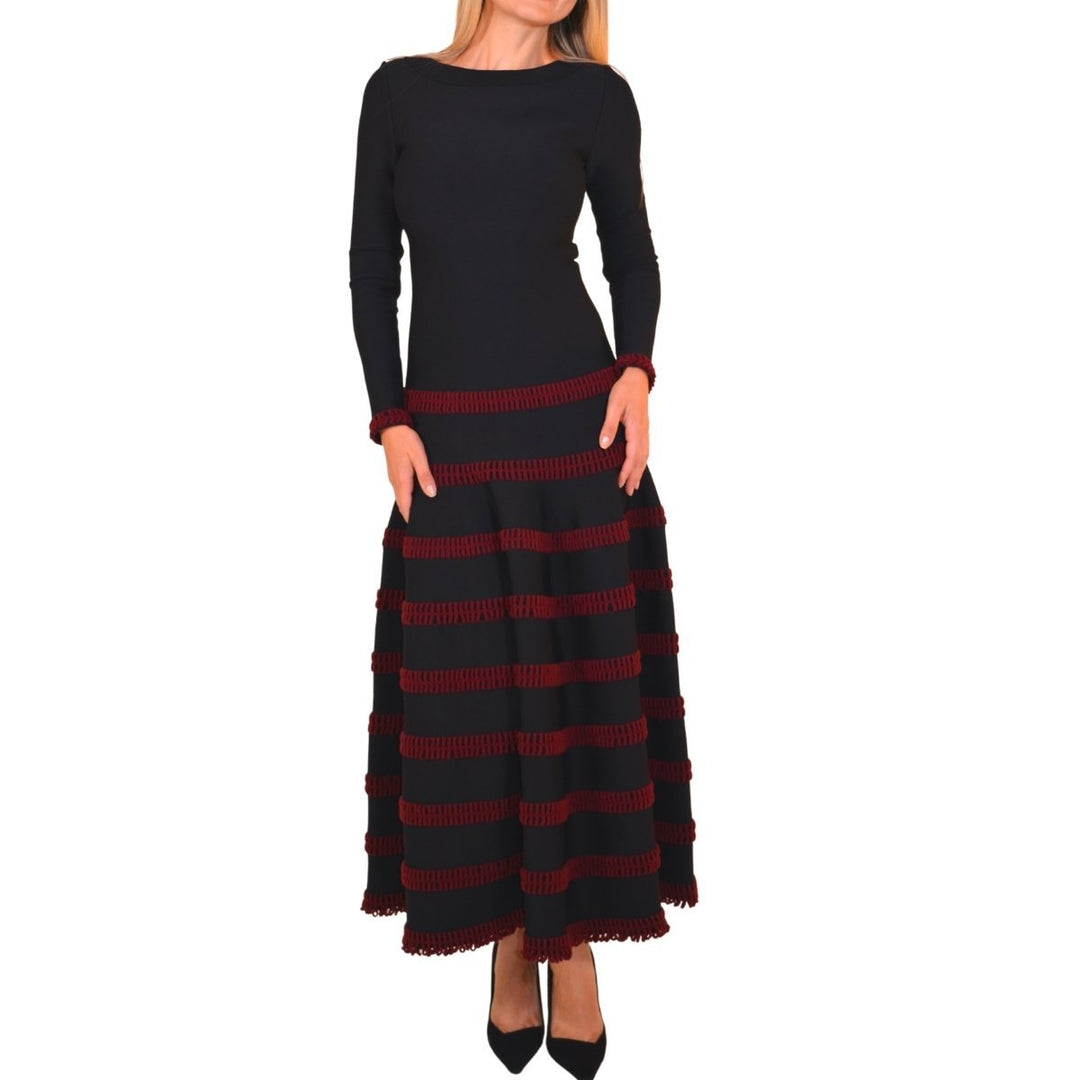 Knit Long Sleeve Maxi Dress