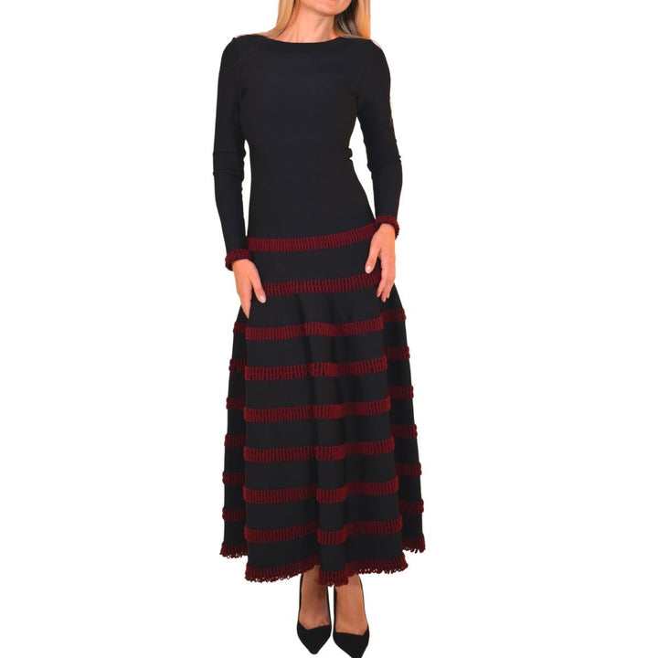 Knit Long Sleeve Maxi Dress
