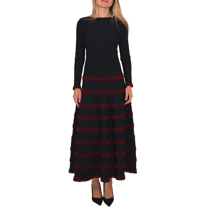 Knit Long Sleeve Maxi Dress