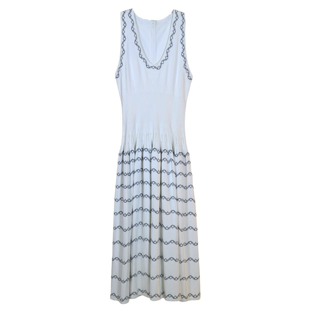 Alaïa-Knit Sleeveless Maxi Dress - Runway Catalog