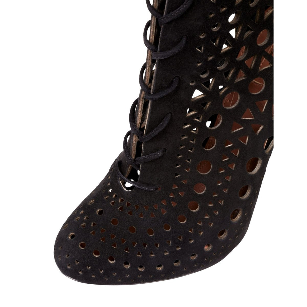 Mid Calf Stiletto Boots