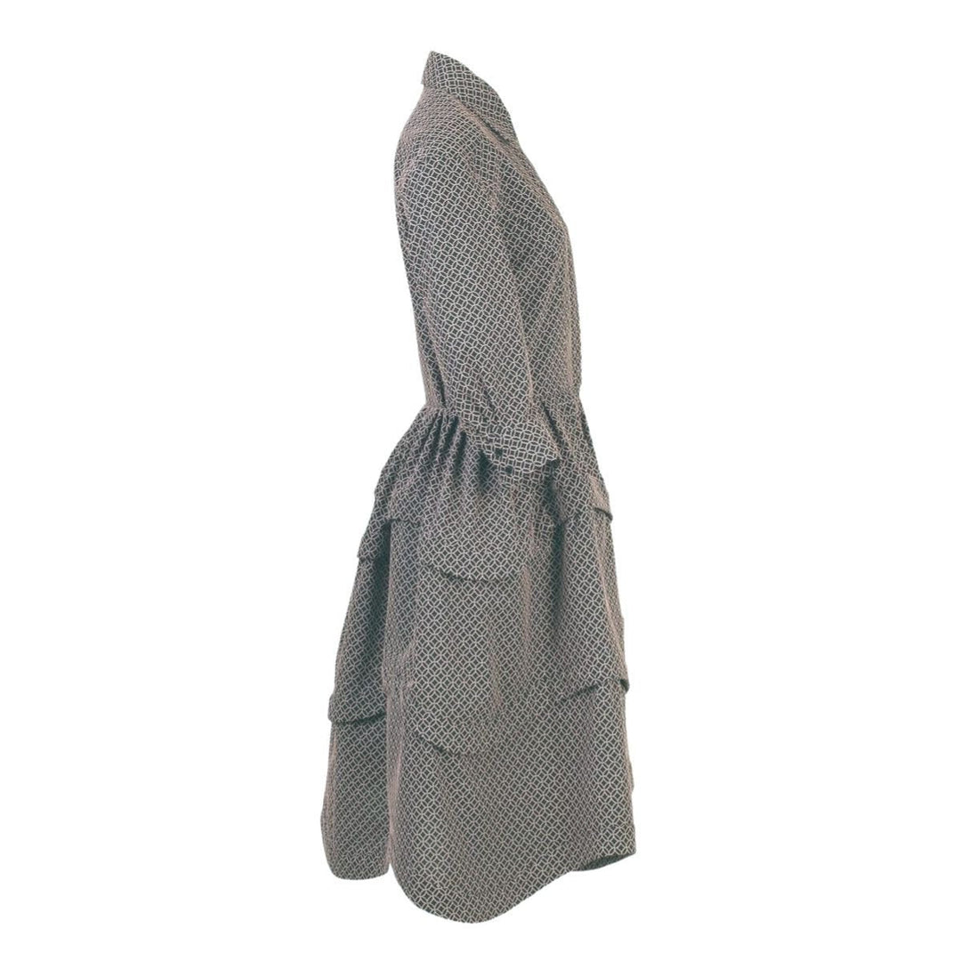 Woven Wool Shirt Dress