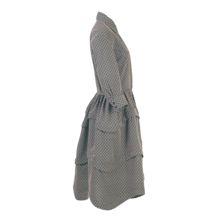Woven Wool Shirt Dress