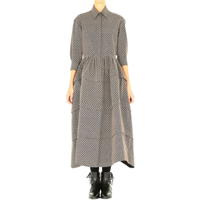 Woven Wool Shirt Dress