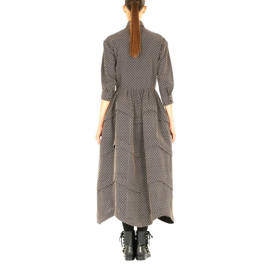 Woven Wool Shirt Dress