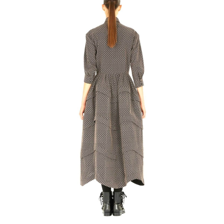 Woven Wool Shirt Dress