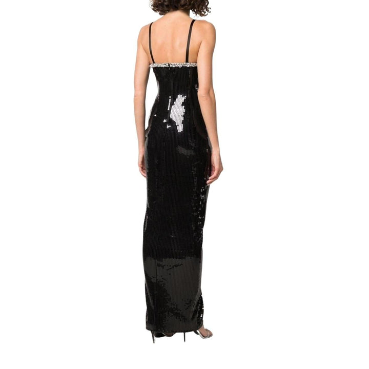 Crystal-embellished Sequin  Maxi Dress