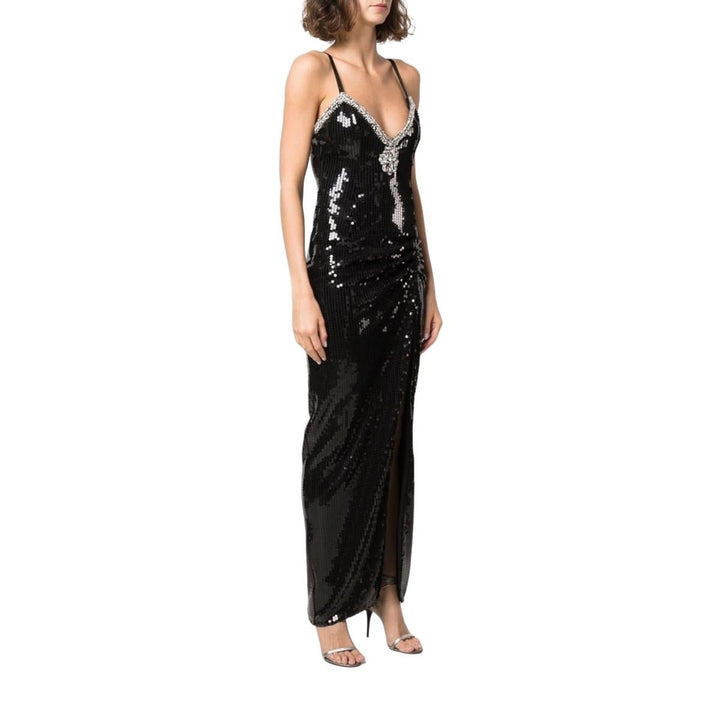 Crystal-embellished Sequin  Maxi Dress