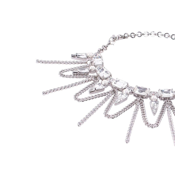 Crystal-Layered Chocker Necklace