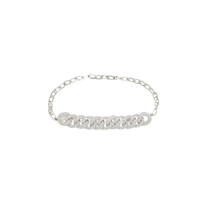 Alessandra Rich-Silver-tone Crystal Belt - Runway Catalog