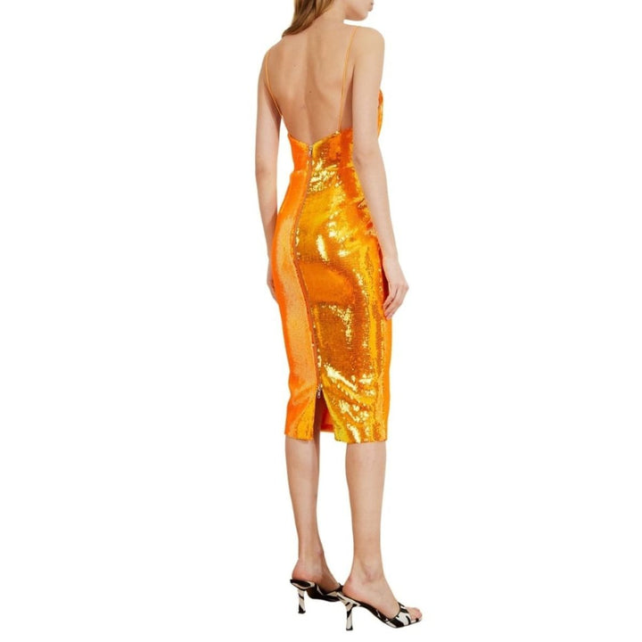 Addilyn Sequined Crepe Midi Dress