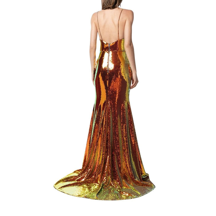 Aldridge Iridescent Sequined Mermaid Gown