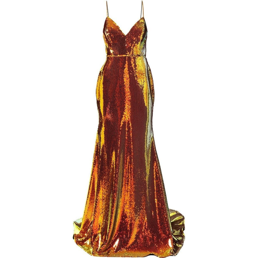 Alex Perry-Aldridge Iridescent Sequined Mermaid Gown - Runway Catalog