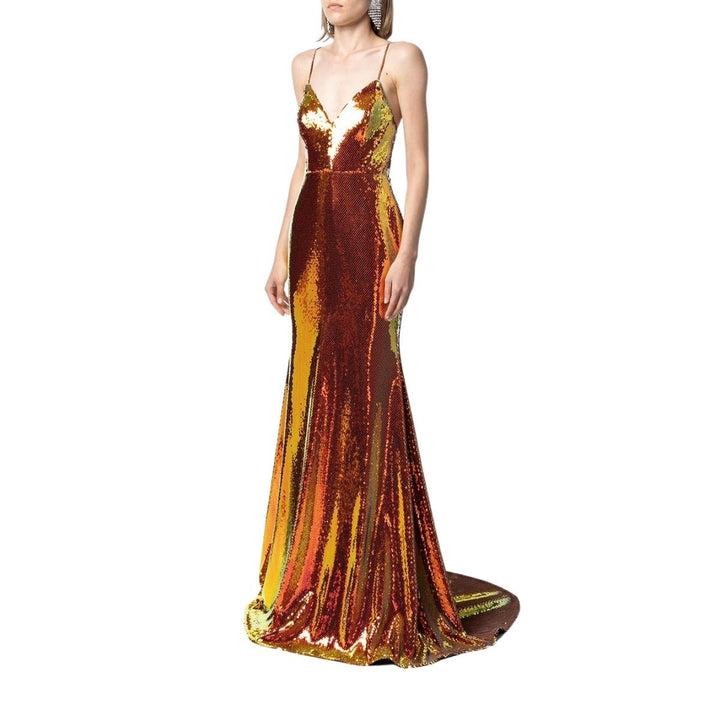 Aldridge Iridescent Sequined Mermaid Gown