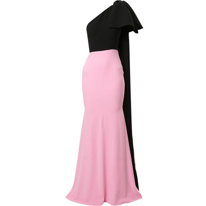 Alex Perry-Anderson Two-Tone Crepe Gown - Runway Catalog