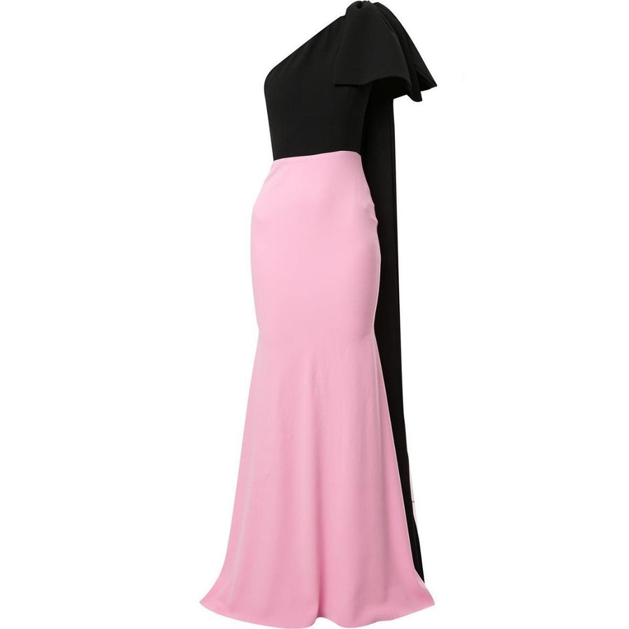 Alex Perry-Anderson Two-Tone Crepe Gown - Runway Catalog