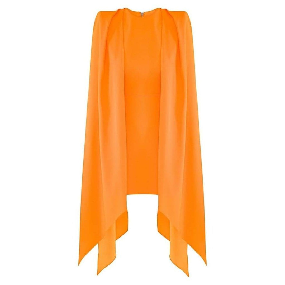 Alex Perry-Cape Sleeve Mini Dress - Runway Catalog