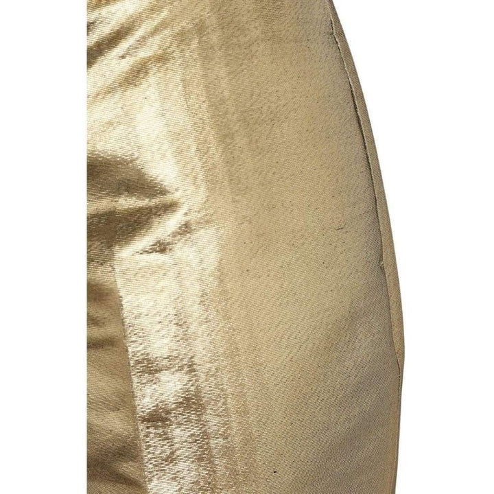 Metallic Moire Cigarette Pants