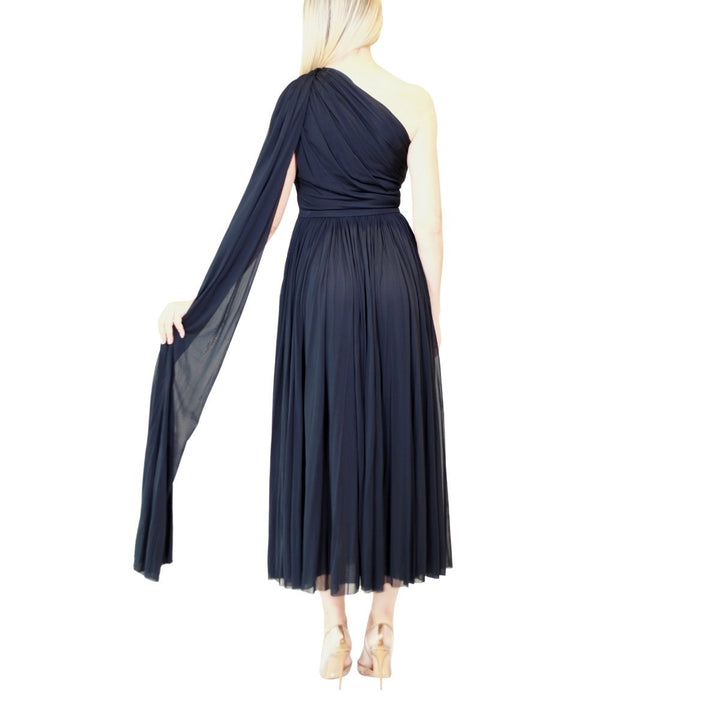 One-shoulder Evening Gown
