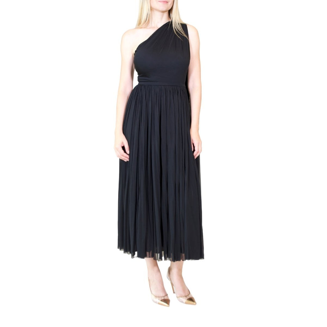 One-shoulder Evening Gown