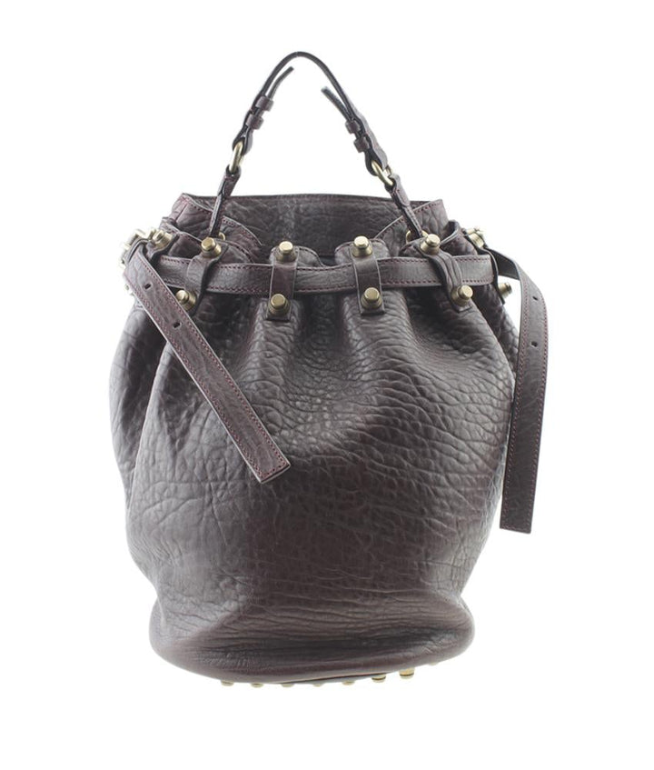 Alexander Wang Diego Burgundy Leather Shoulder Bag