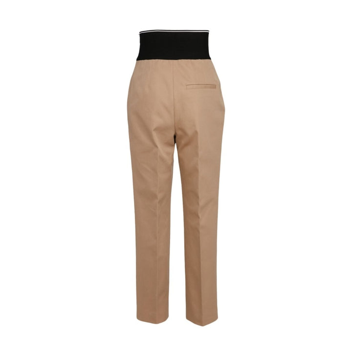 High-Waisted Straight-Leg Pants