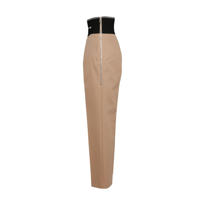 High-Waisted Straight-Leg Pants
