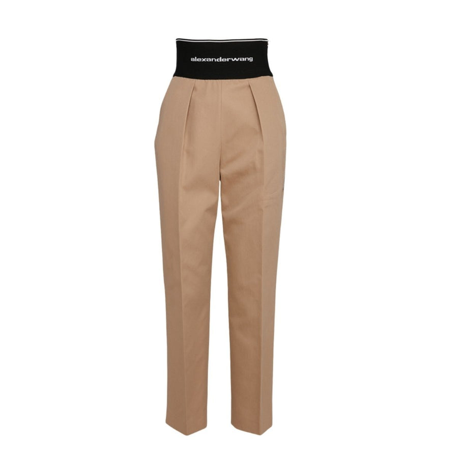 Alexander Wang-High-Waisted Straight-Leg Pants - Runway Catalog