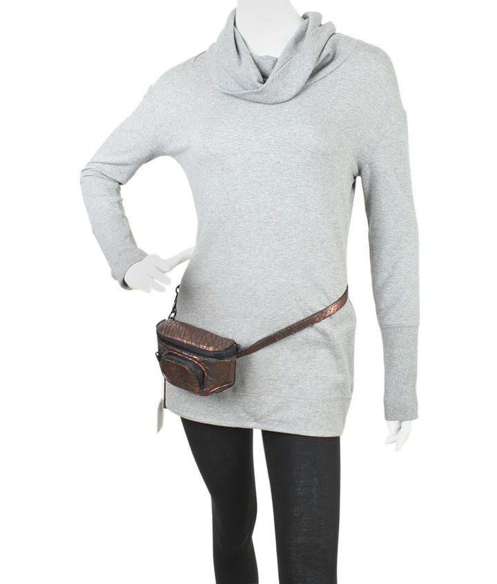 Alexander Wang Bronze Leather Fanny Pack Waist Bag