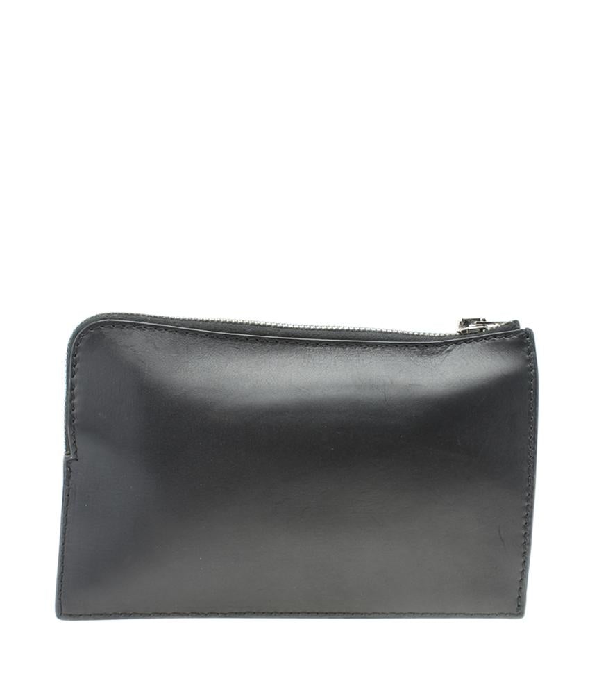 Alexander Wang Strict Black Leather Clutch