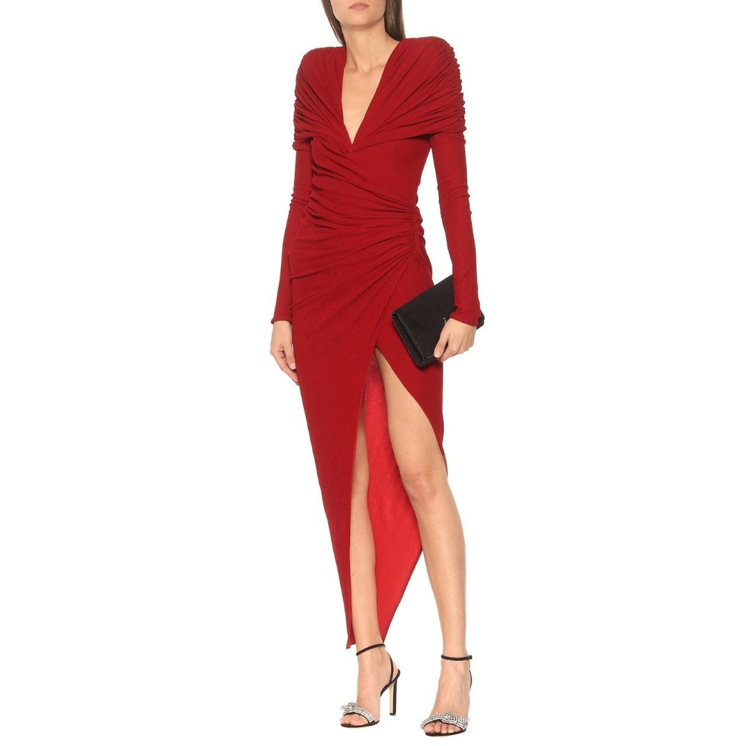 Asymmetric Jersey Dress