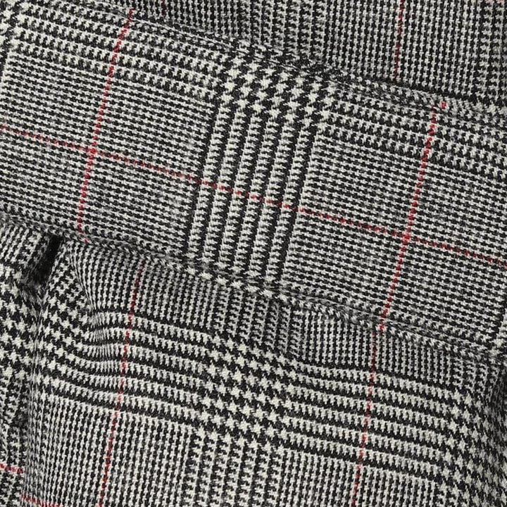 Checked Stretch-Wool Puffer Jacket