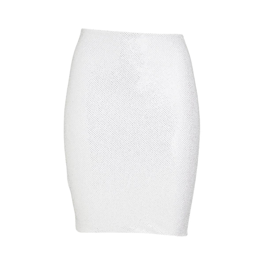 Alexandre Vauthier-Crystal-embellished Stretch-jersey Mini Skirt - Runway Catalog